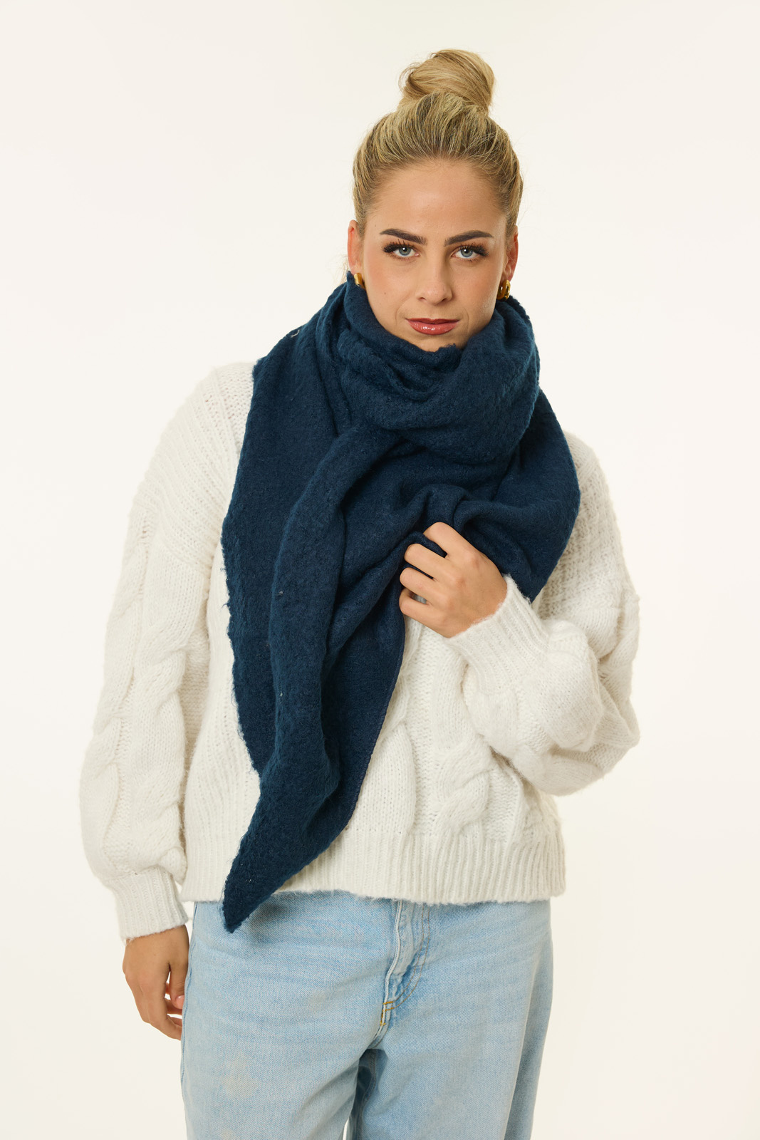 Sam sjaal | Donkerblauw