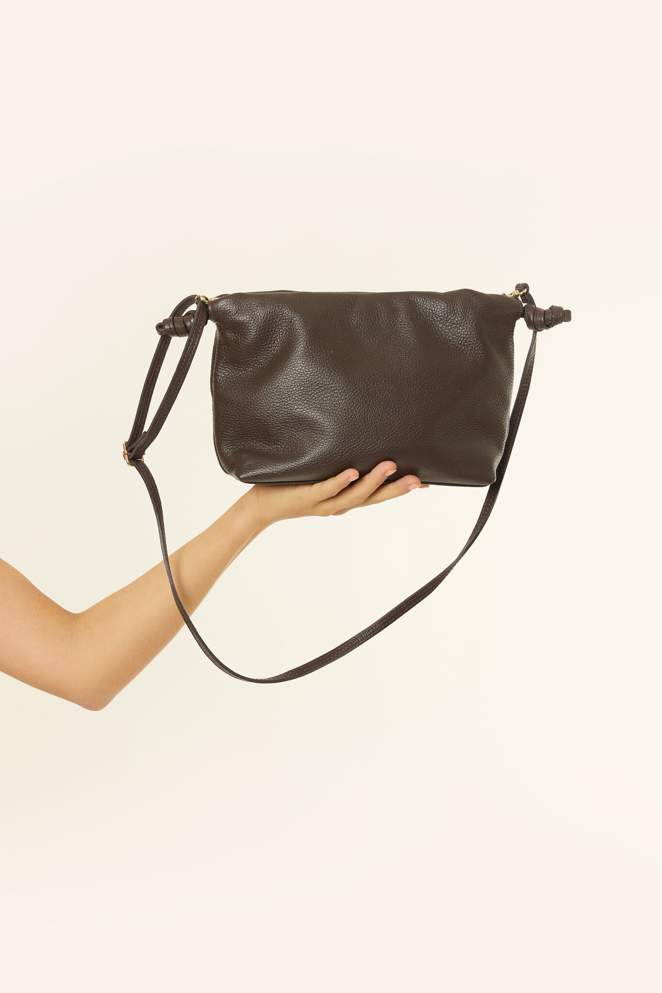 Indigo clutch tas | Bruin