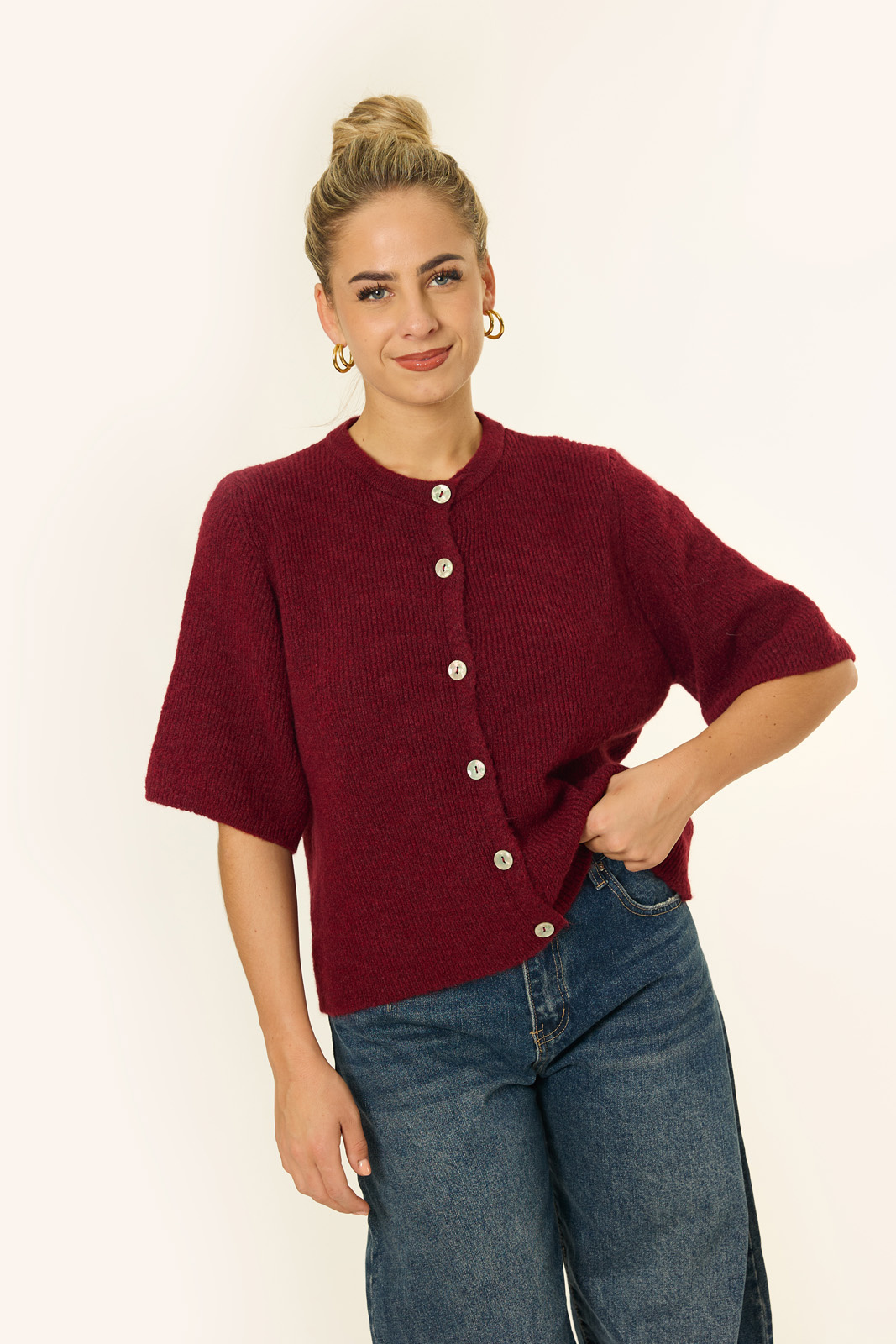 Lily vest | Burgundy