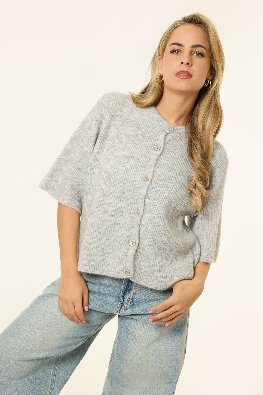 Lily vest | Licht grijs