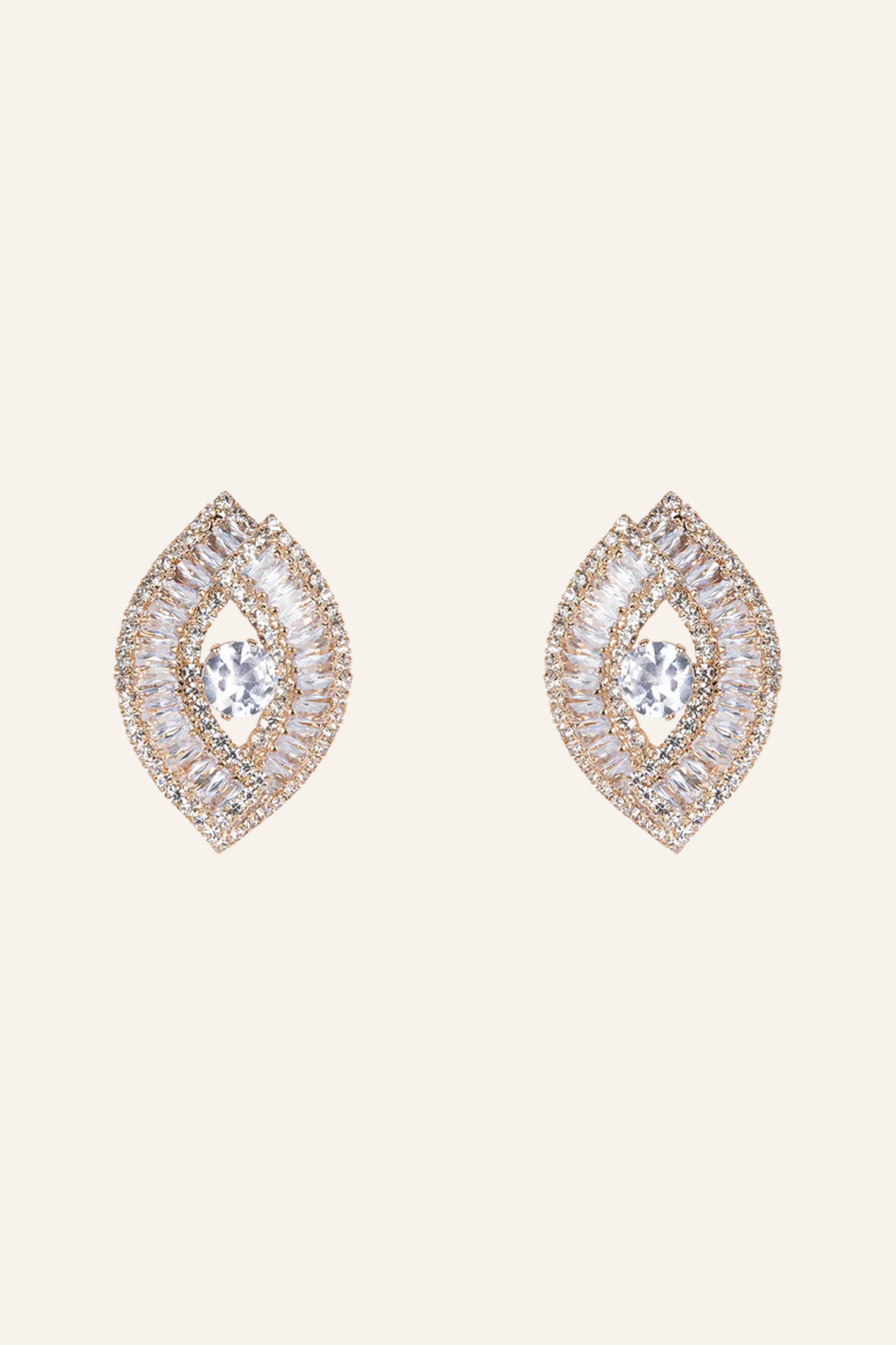 Sereiny studs oorbellen | Goud/zilver