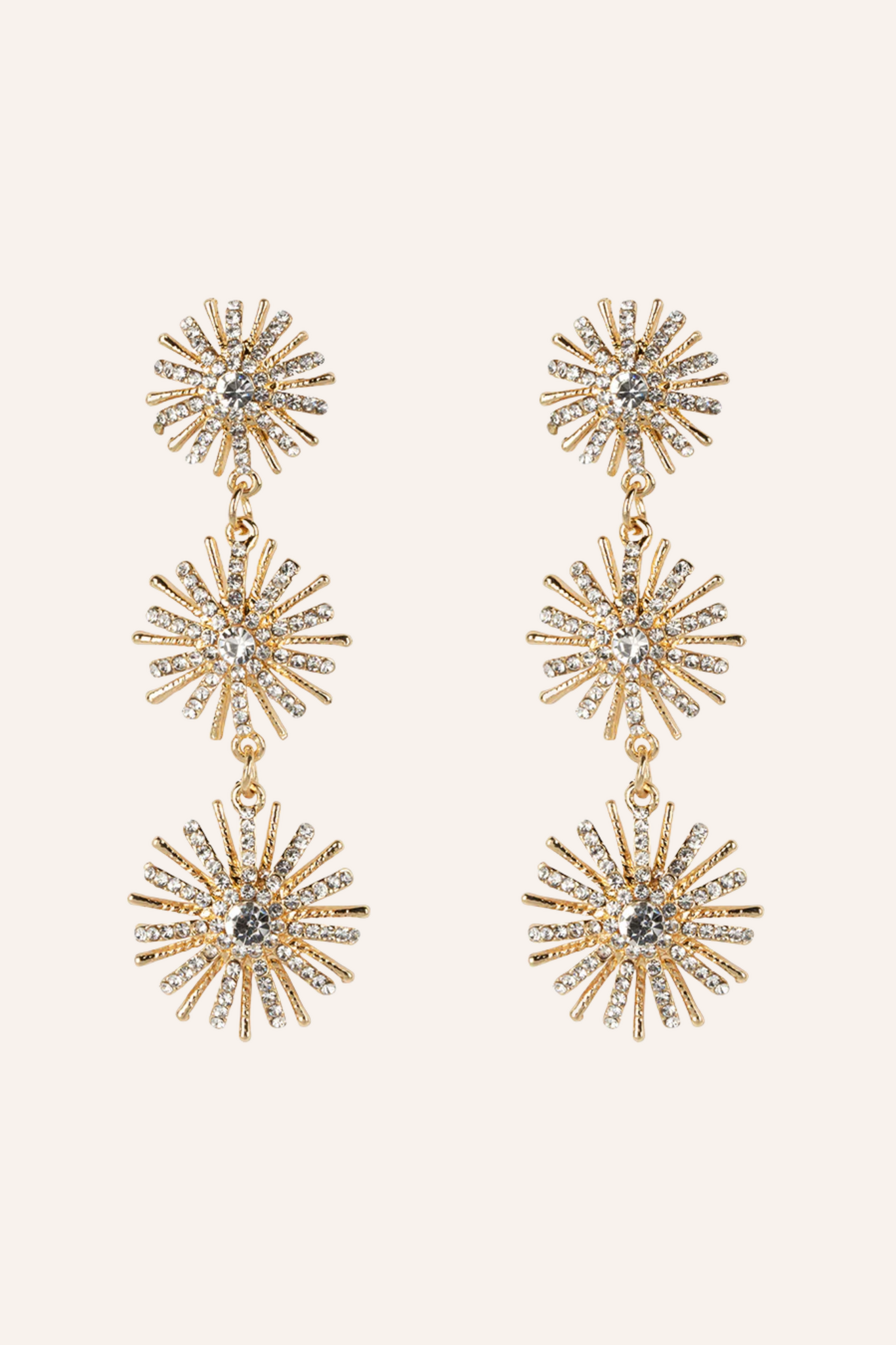 The comet oorbellen | Goud/zilver