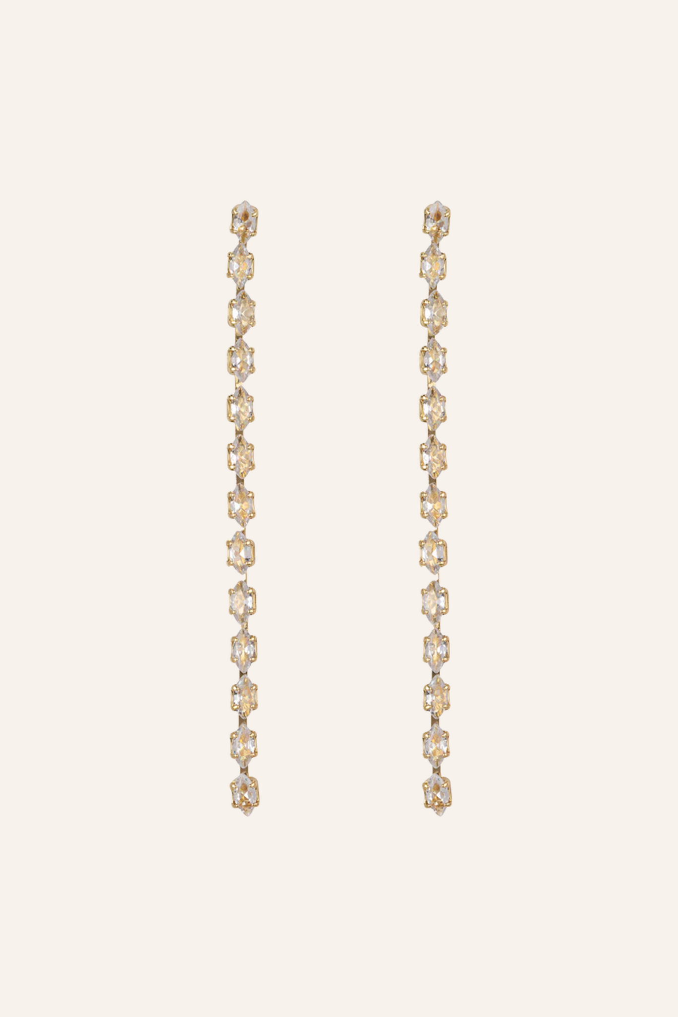 Dropping grace oorbellen | Goud/zilver