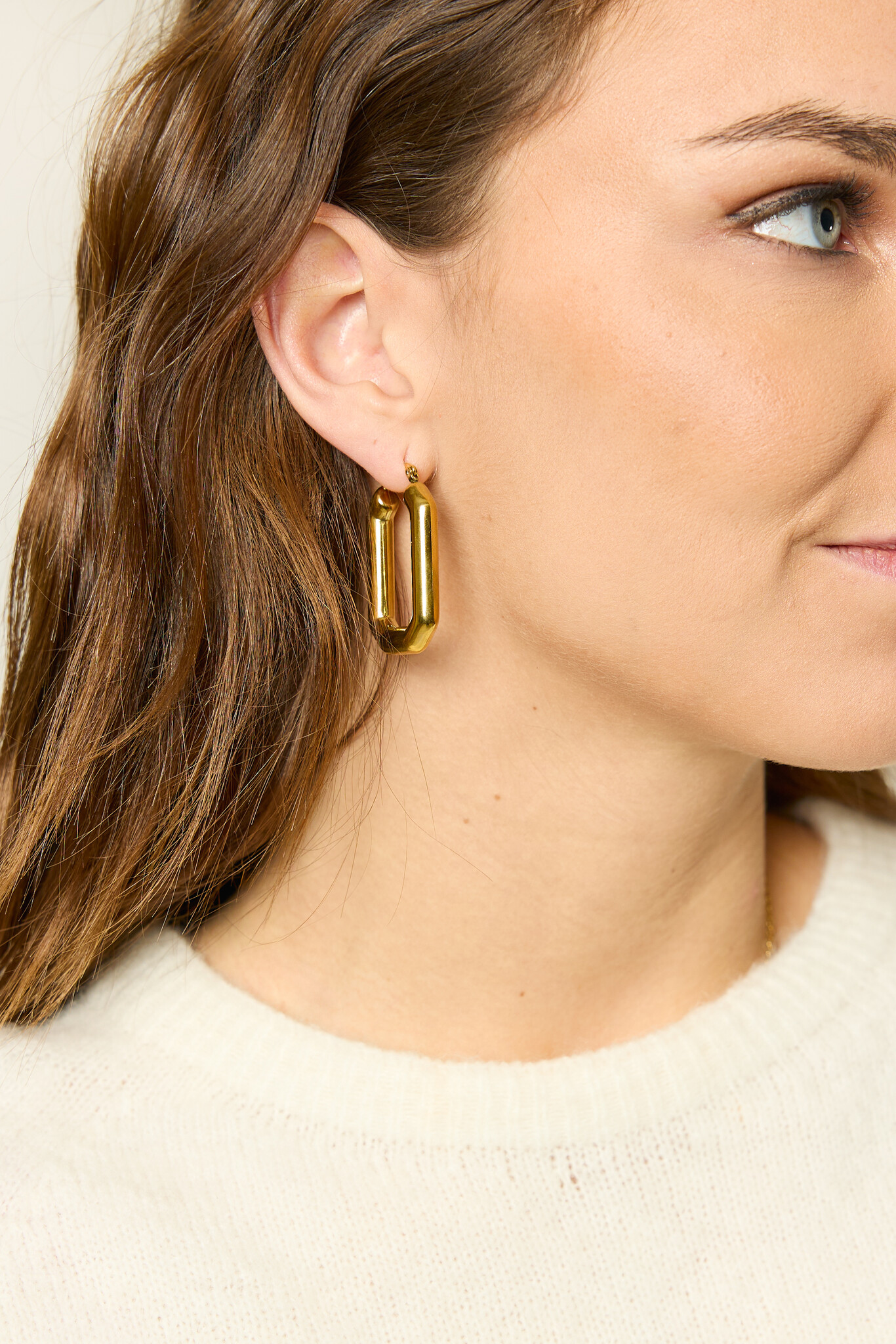 Cubes oorbellen | Goud