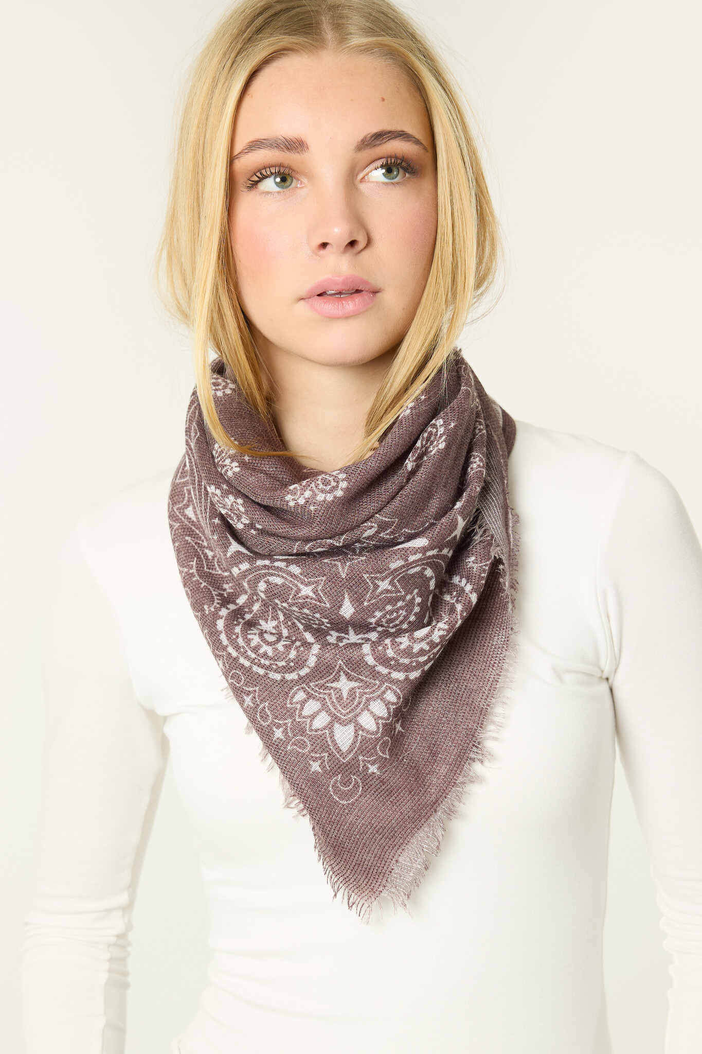 Bandana sjaal met paisley print