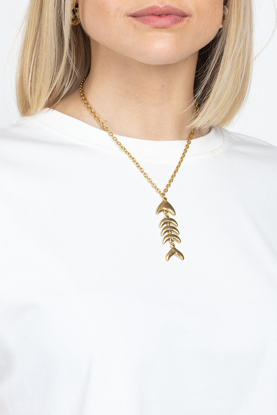 Ketting vis | Goud