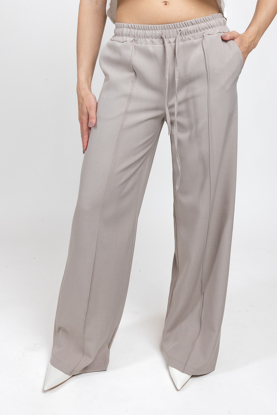 Livia pantalon | Taupe