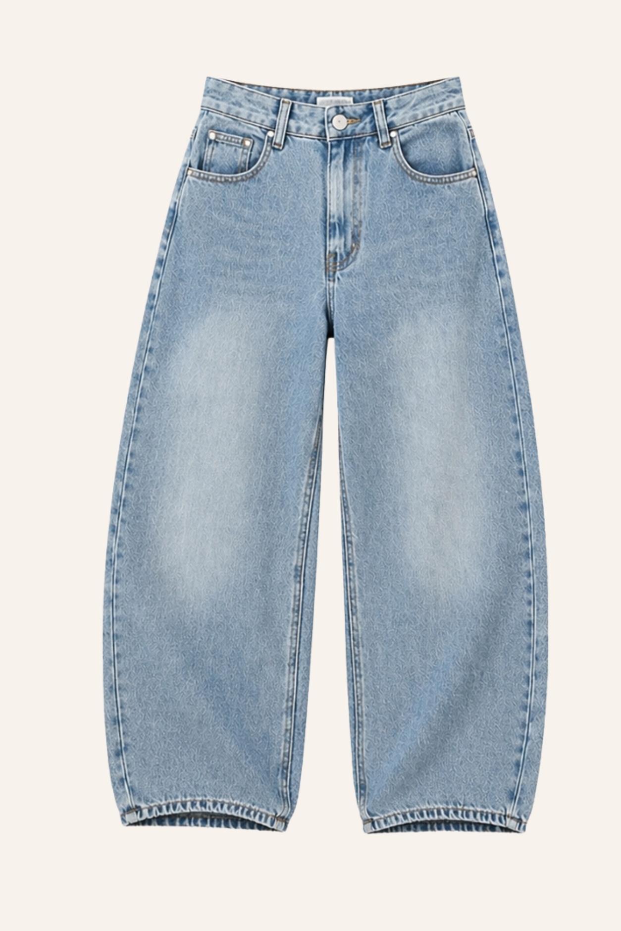Juultje balloon jeans | Denimblauw