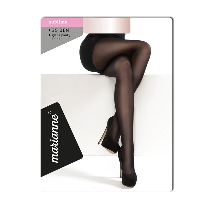 Damespanty Marianne almost black 35den