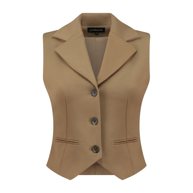 Gilet Lina camel