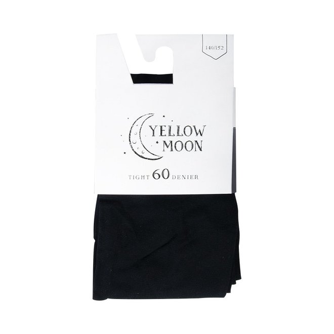 Kinderpanty Yellow Moon zwart 60den