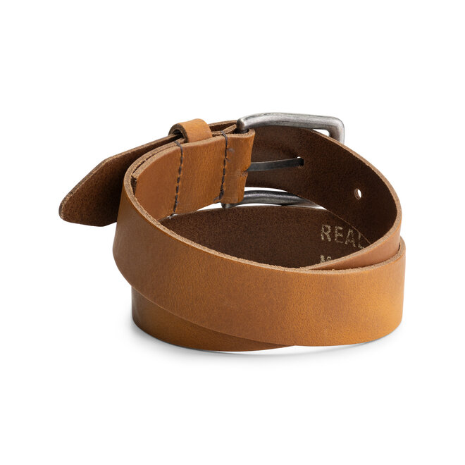 Leren jongensriem cognac 3cm