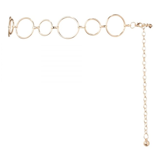 Damesriem 20961-0695 goudkleurig