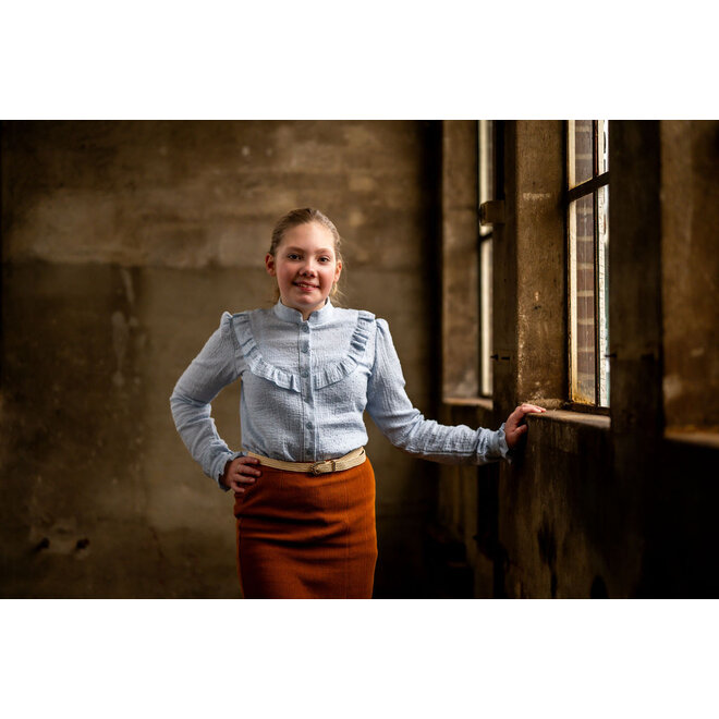 Blouse Cinthia lichtblauw