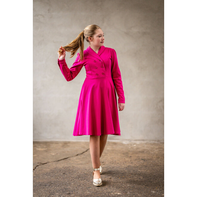 Jurk Melanie fuchsia
