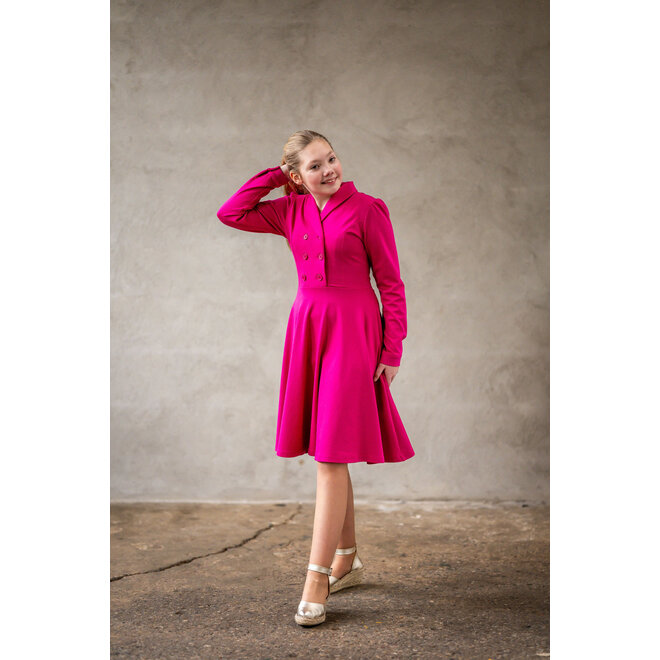 Jurk Melanie fuchsia