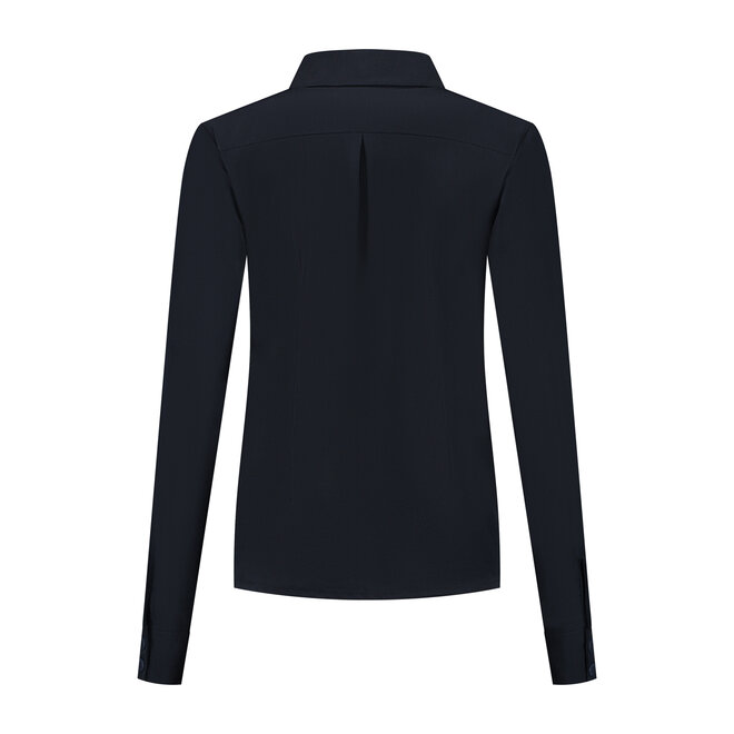 Blouse Maritha donkerblauw