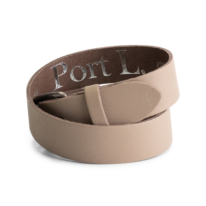 Leren jongensriem 206 taupe