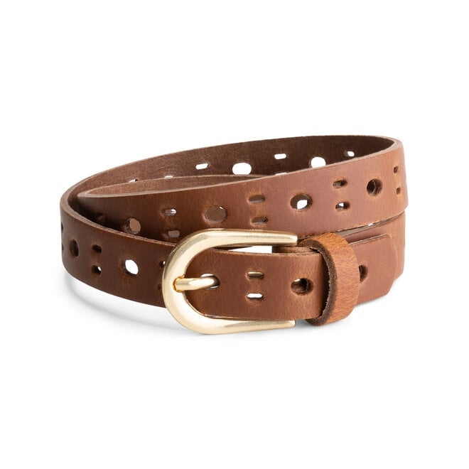 Meisjesriem 20430 cognac
