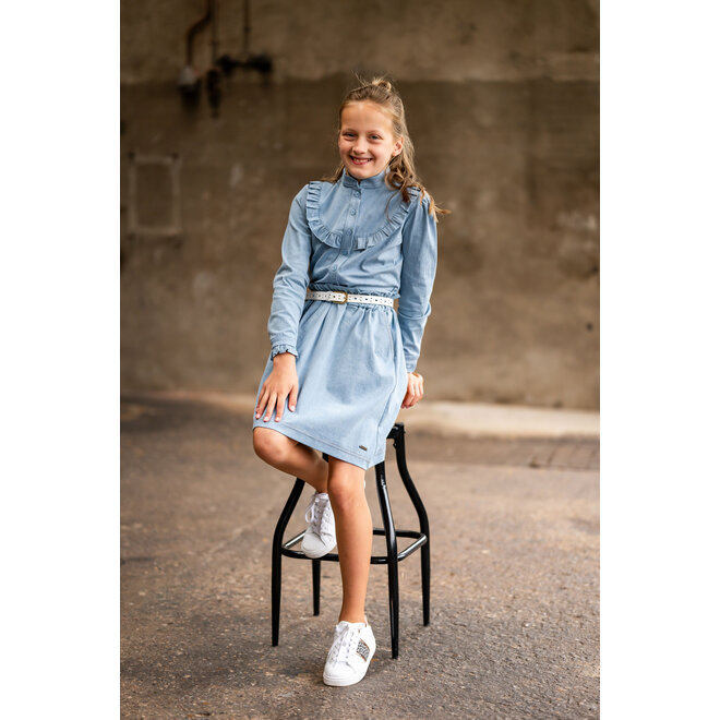 Meisjesriem 20430 wit