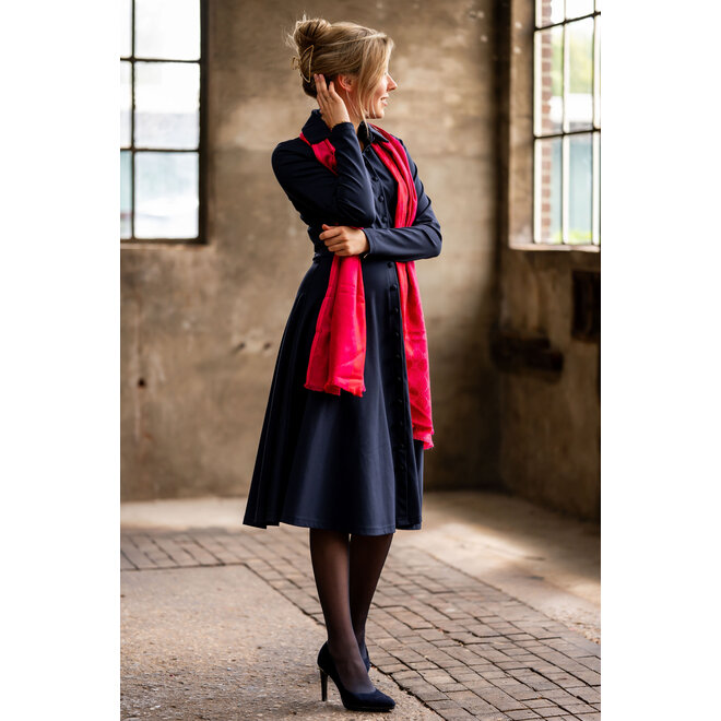 Jurk Define donkerblauw