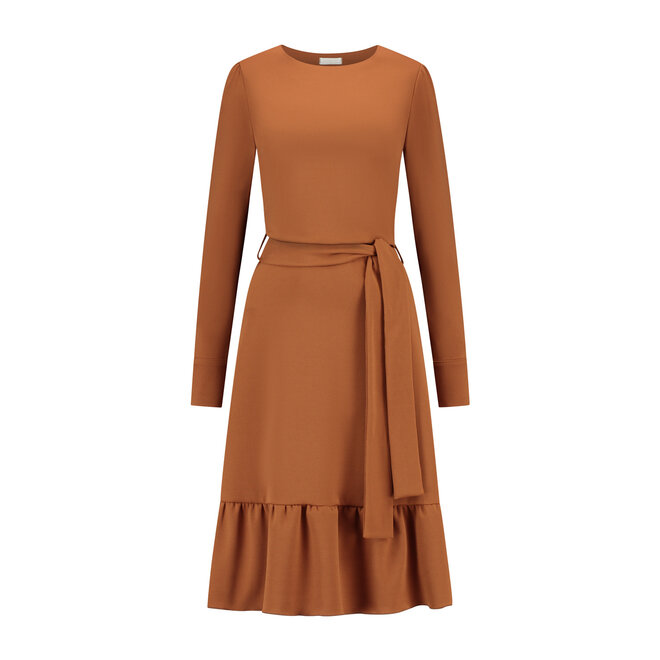 Jurk Jorieke camel