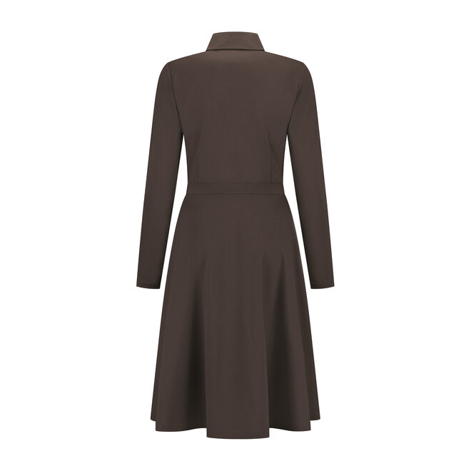Jurk Define donkerbruin