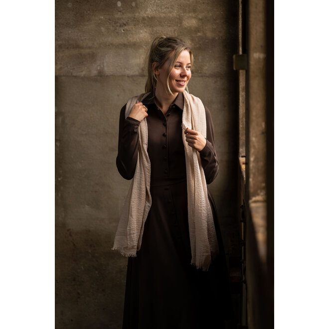 Jurk Define donkerbruin