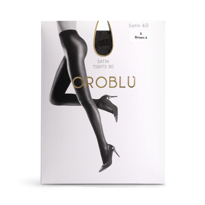 Damespanty Oroblu Satin 60 brown