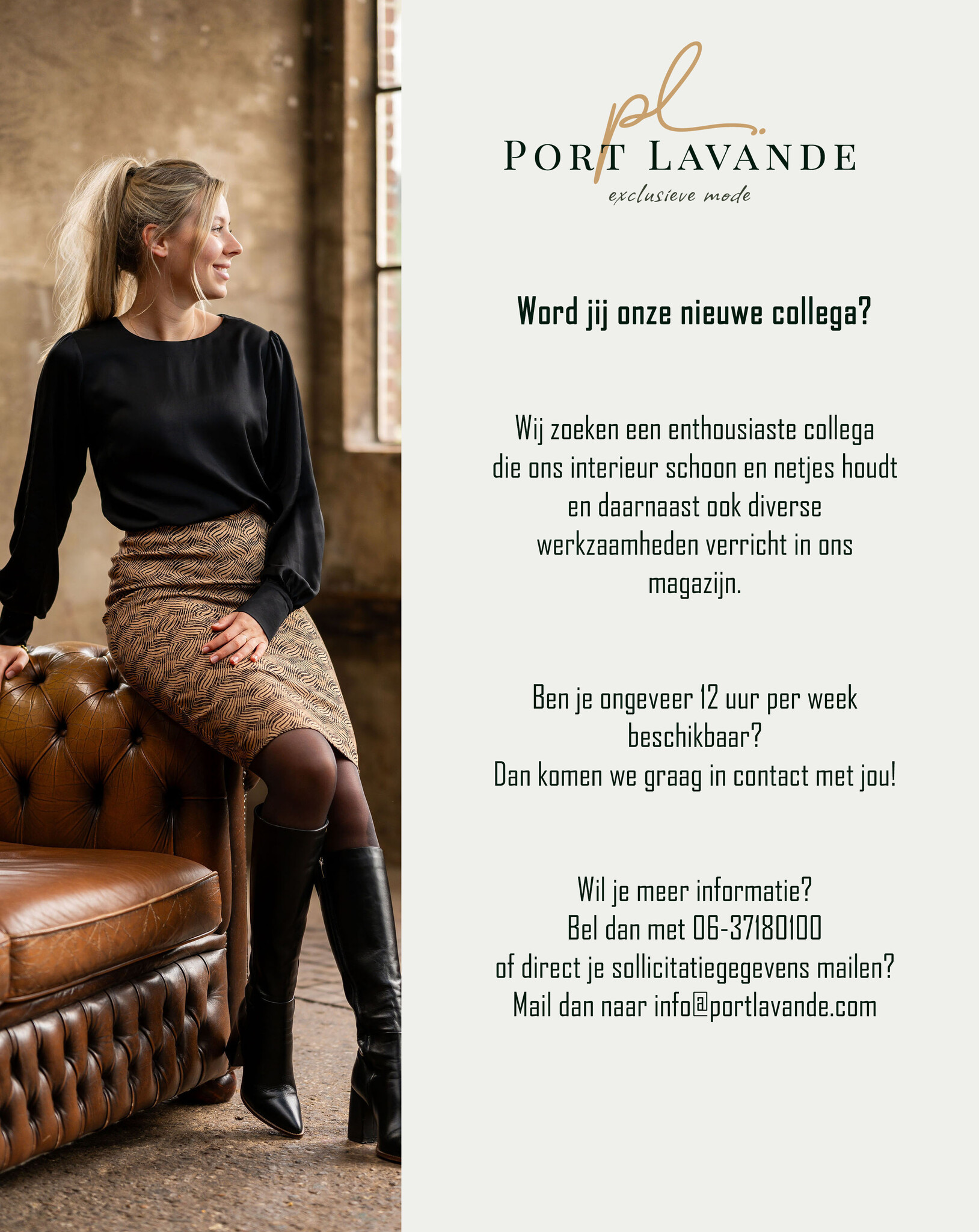 Zoeken wij jou?
