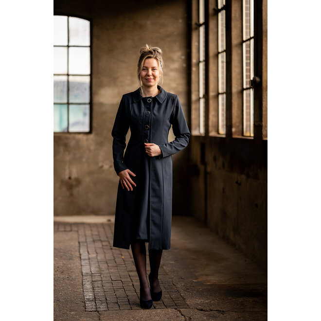 Jas Jantine donkerblauw