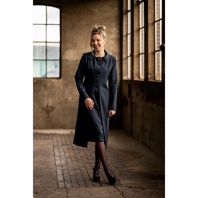 Jas Jantine donkerblauw