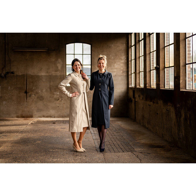 Jas Jantine donkerblauw