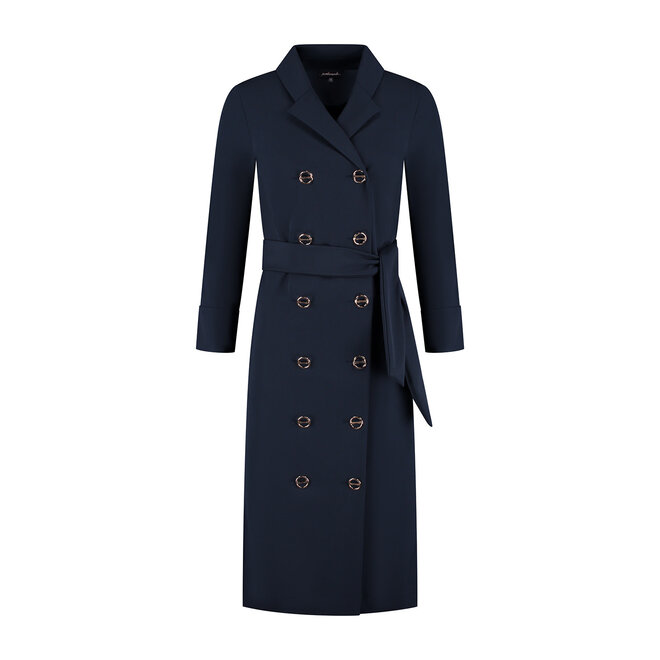 Jurk Janneke donkerblauw