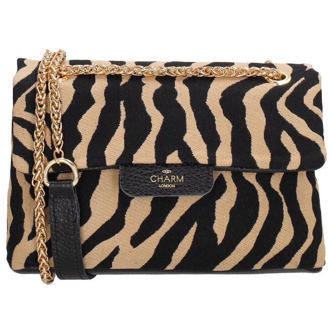 Schoudertas L697028 zebra bruin