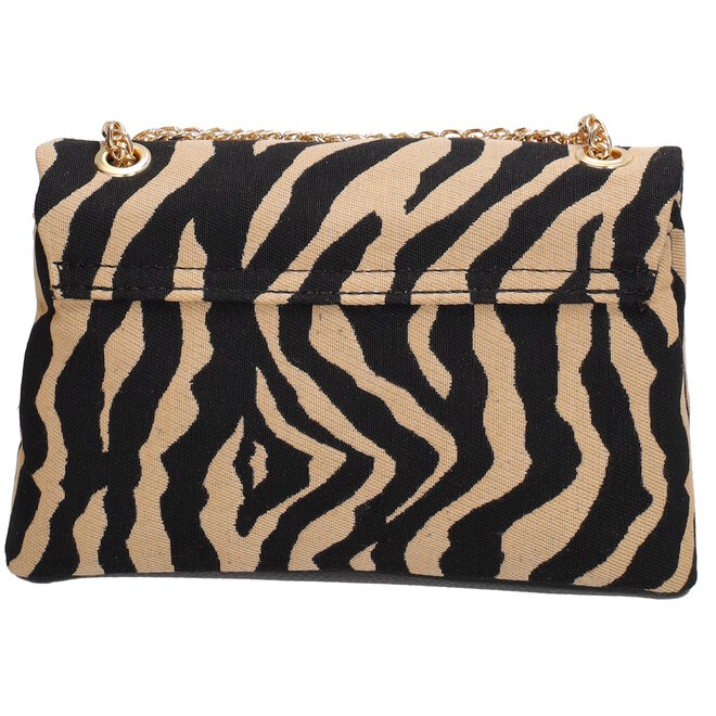 Schoudertas L697028 zebra bruin