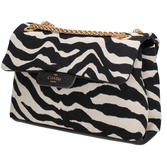 Schoudertas L697401 zebraprint