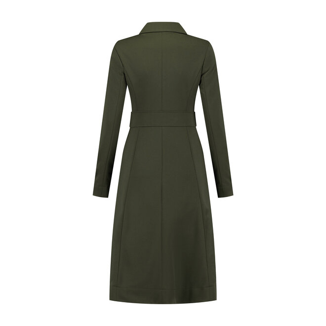 Jas Natalie olijfgroen