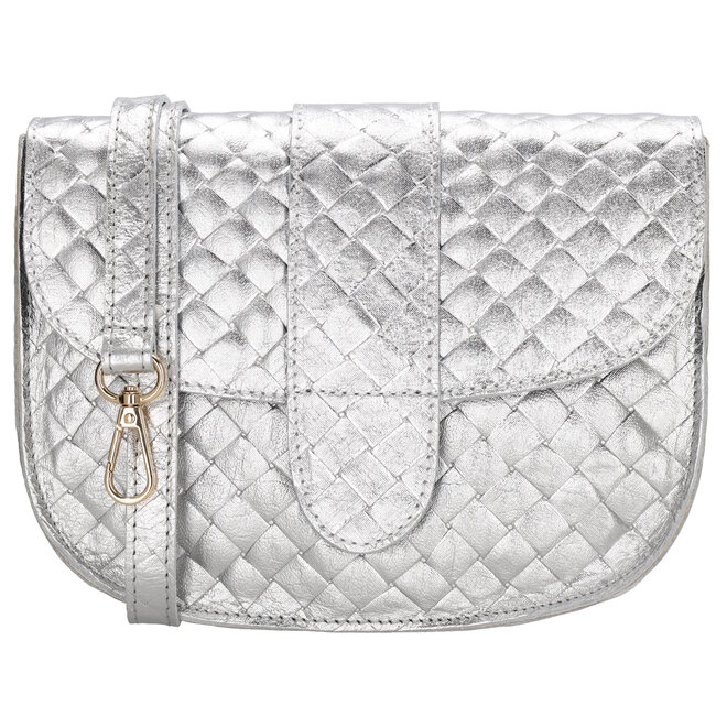 Schoudertas L703079 zilverkleur