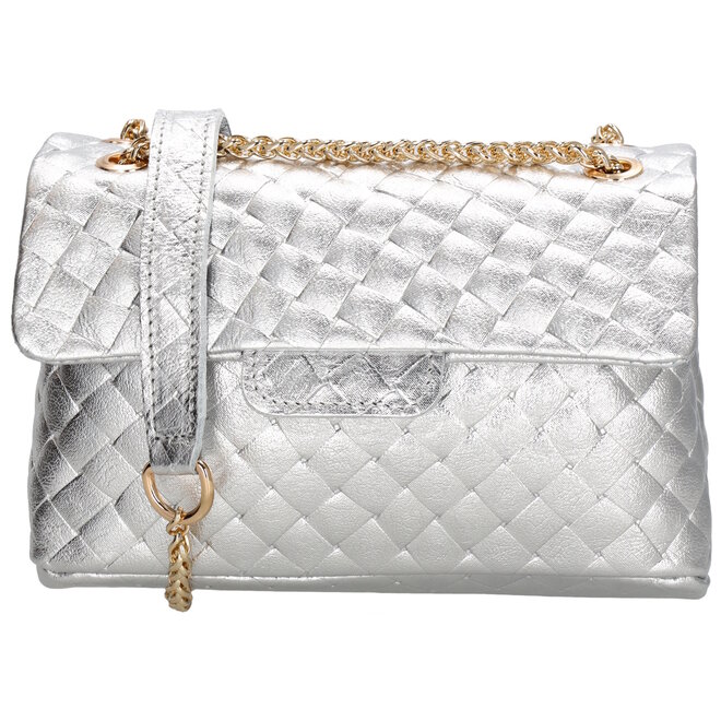 Schoudertas L704079 zilverkleur