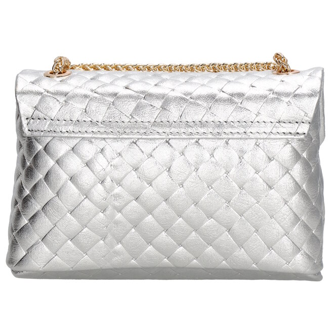 Schoudertas L704079 zilverkleur