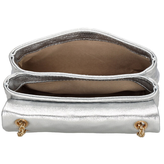 Schoudertas L704079 zilverkleur