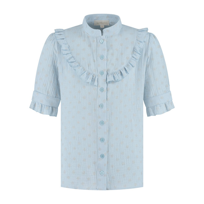 Blouse Liv lichtblauw