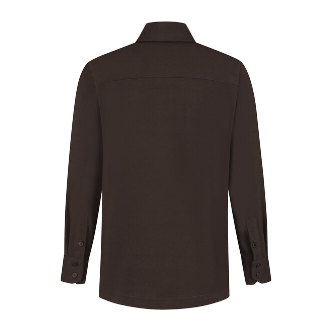 Blouse Herbert donkerbruin