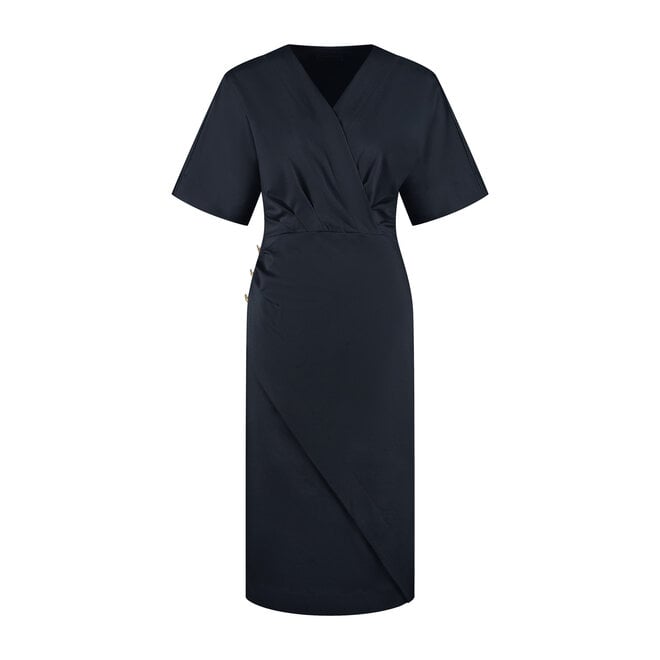 Jurk Siska donkerblauw