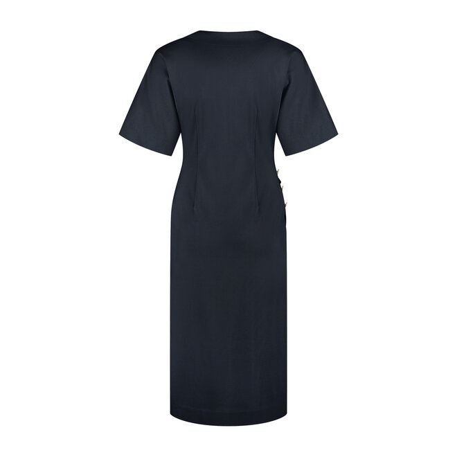 Jurk Siska donkerblauw