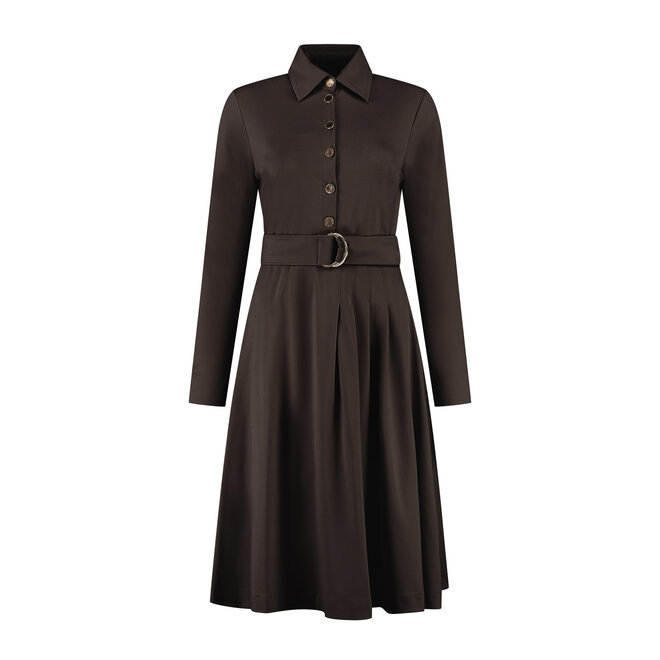 Jurk Jenthe donkerbruin