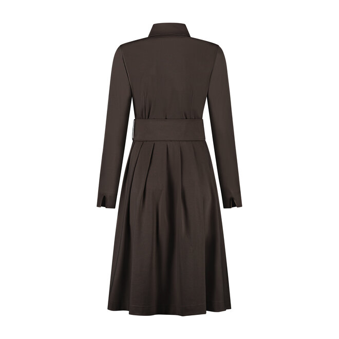 Jurk Jenthe donkerbruin