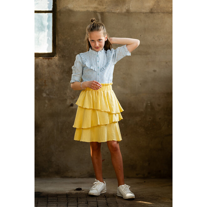 Blouse Liv lichtblauw