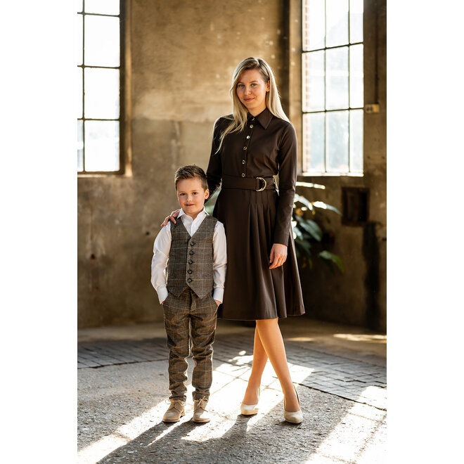 Gilet Joost bruin